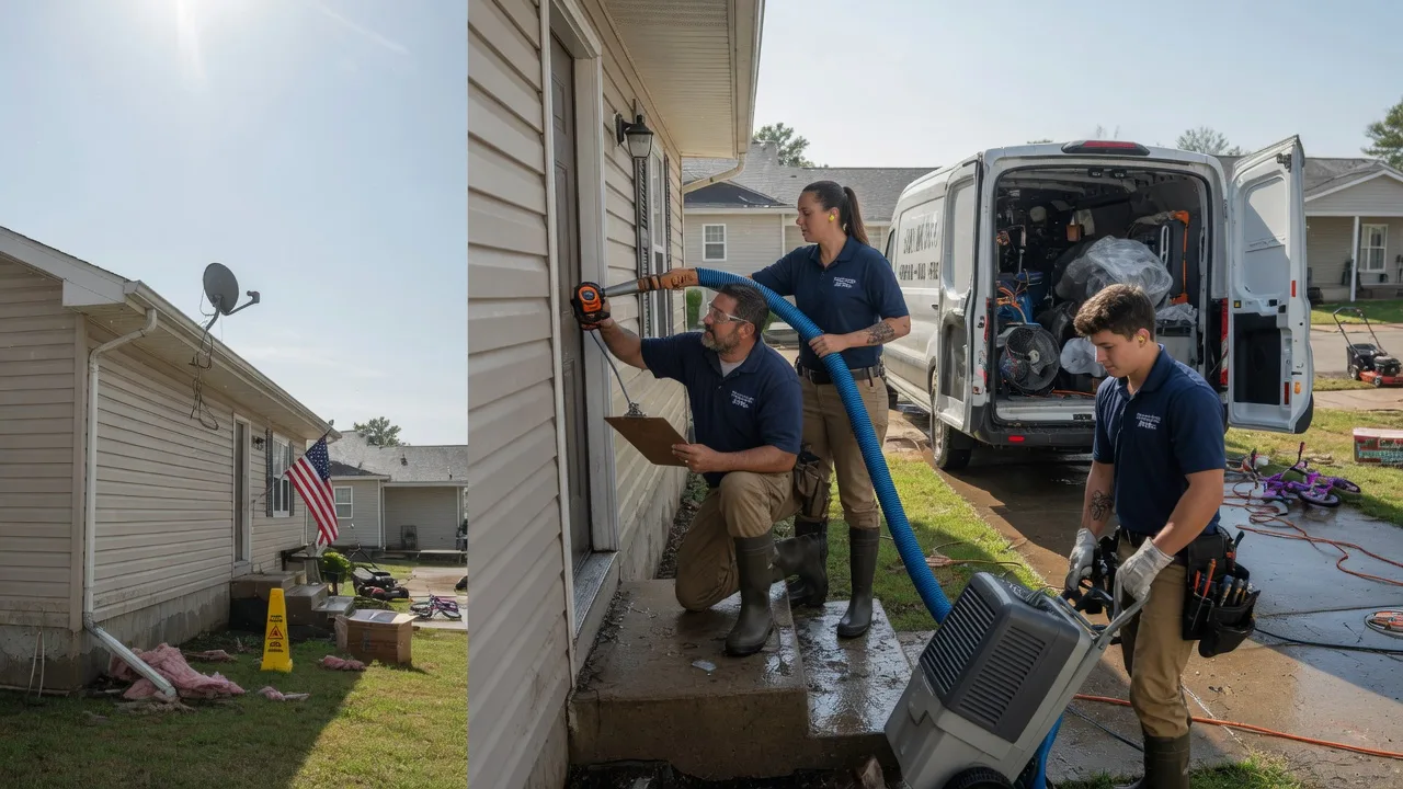 Ceiling Water Damage Restoration in Meridian, ID near me
